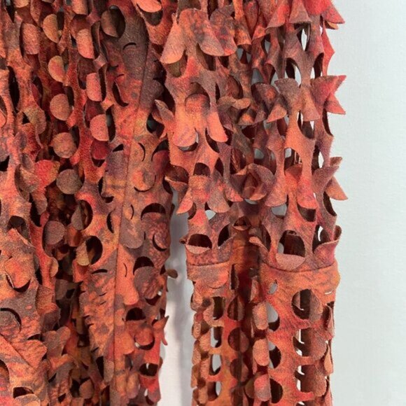 Funky Linea Domani Limited Collection Laser-Cut Open Front Cardigan medium fal… - Picture 9 of 10